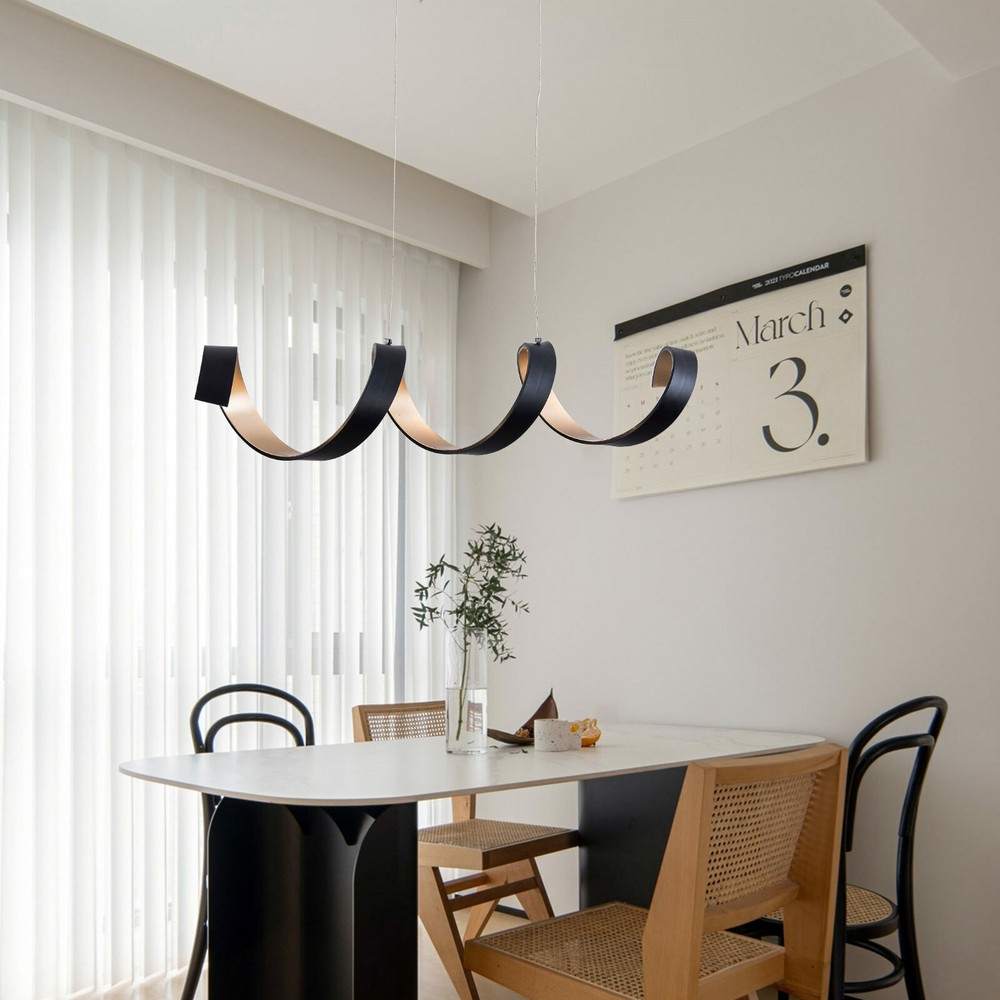 Modern COB LED Hanging Pendant Chandelier Ceiling Light Fixture