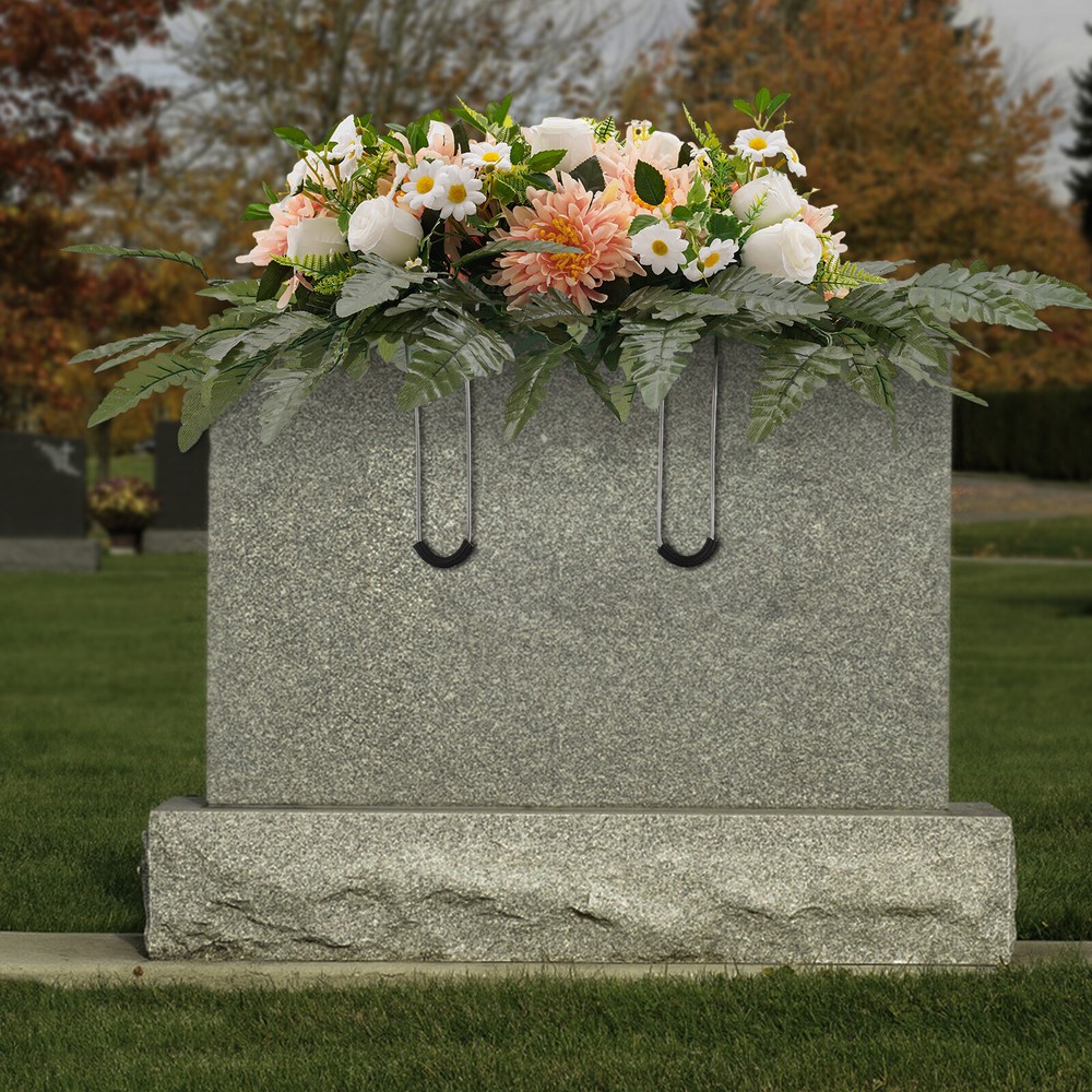 Artificial Realistic Flowers For Cemetery Memorial Wedding Decoration Outdoor