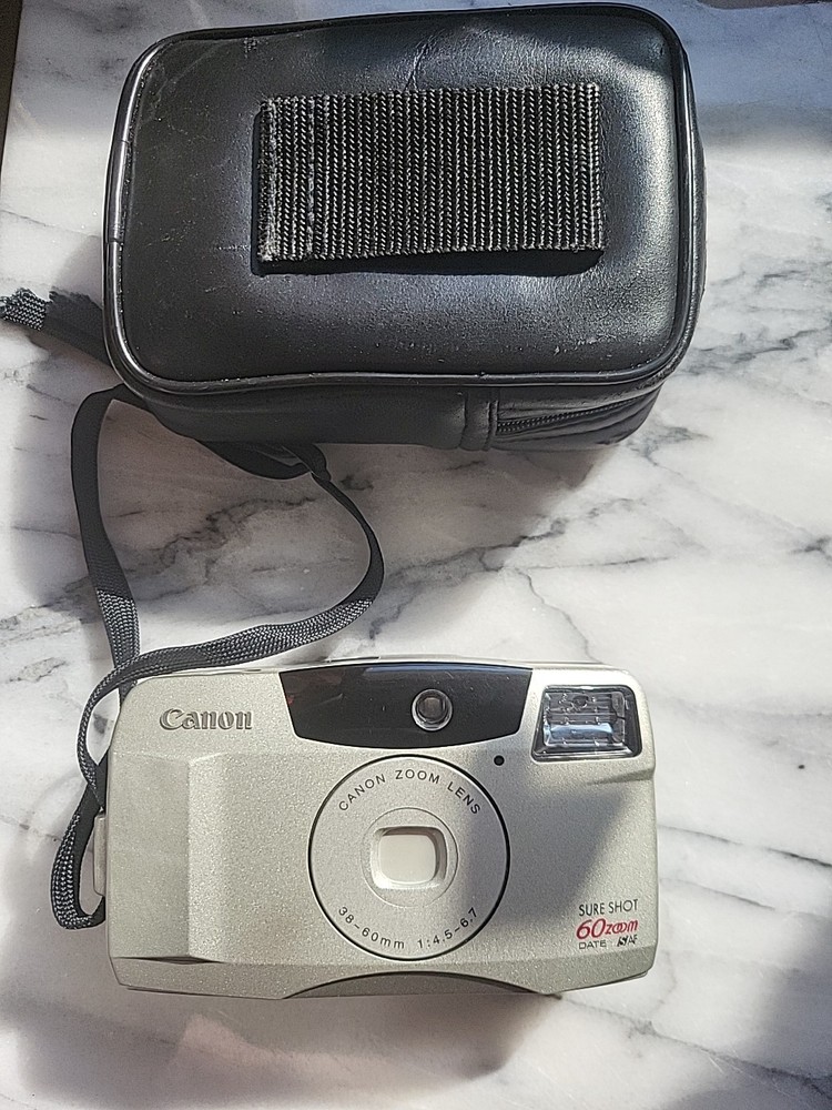 Canon Sure Shot 60 35mm Point & Shoot Film Camera