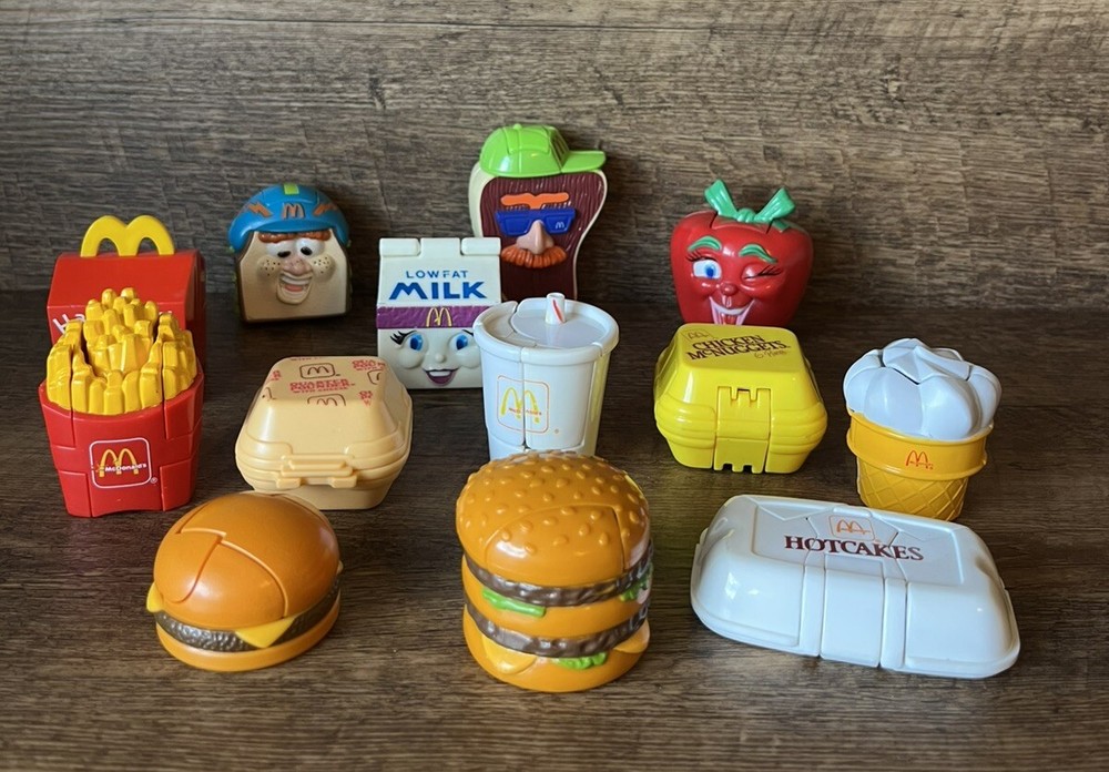VTG McDonalds Changeables Transforming Food Lot Of 13 Collectible Ships Fast