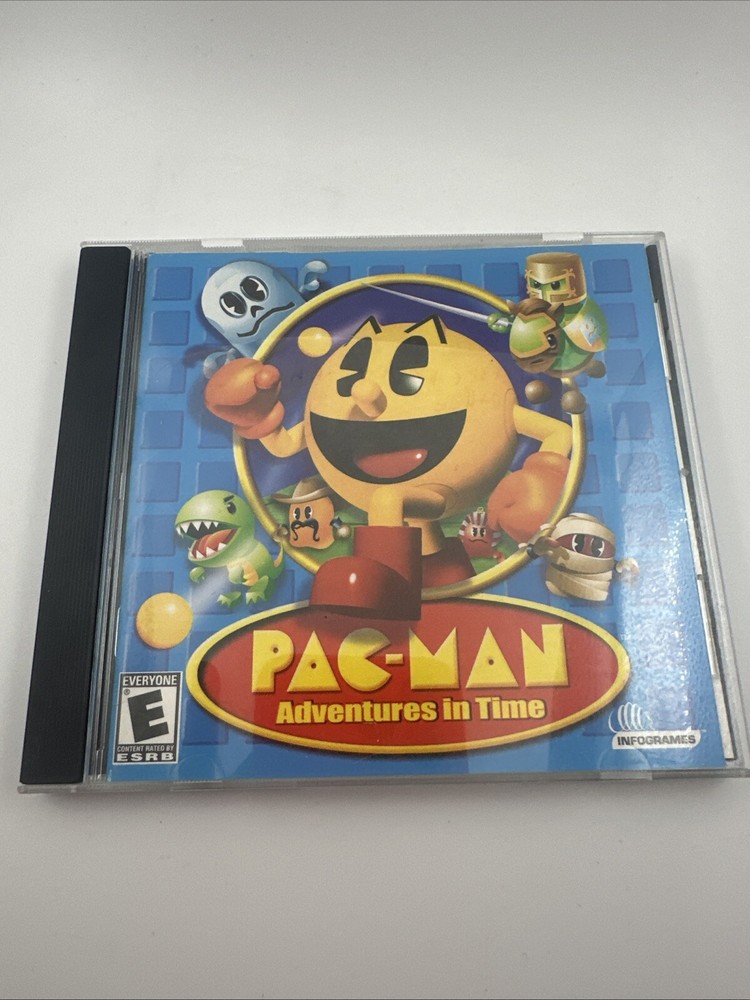 Pac-Man: Adventures In Time ( Infogrames, 2000 ) CD-ROM PC Computer Game Vintage