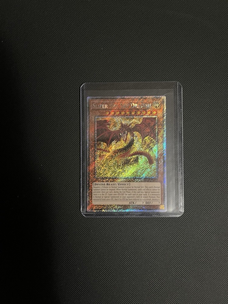 Slifer the Sky Dragon Platinum Secret Rare RA03-EN244 Quarter Century Bonanza