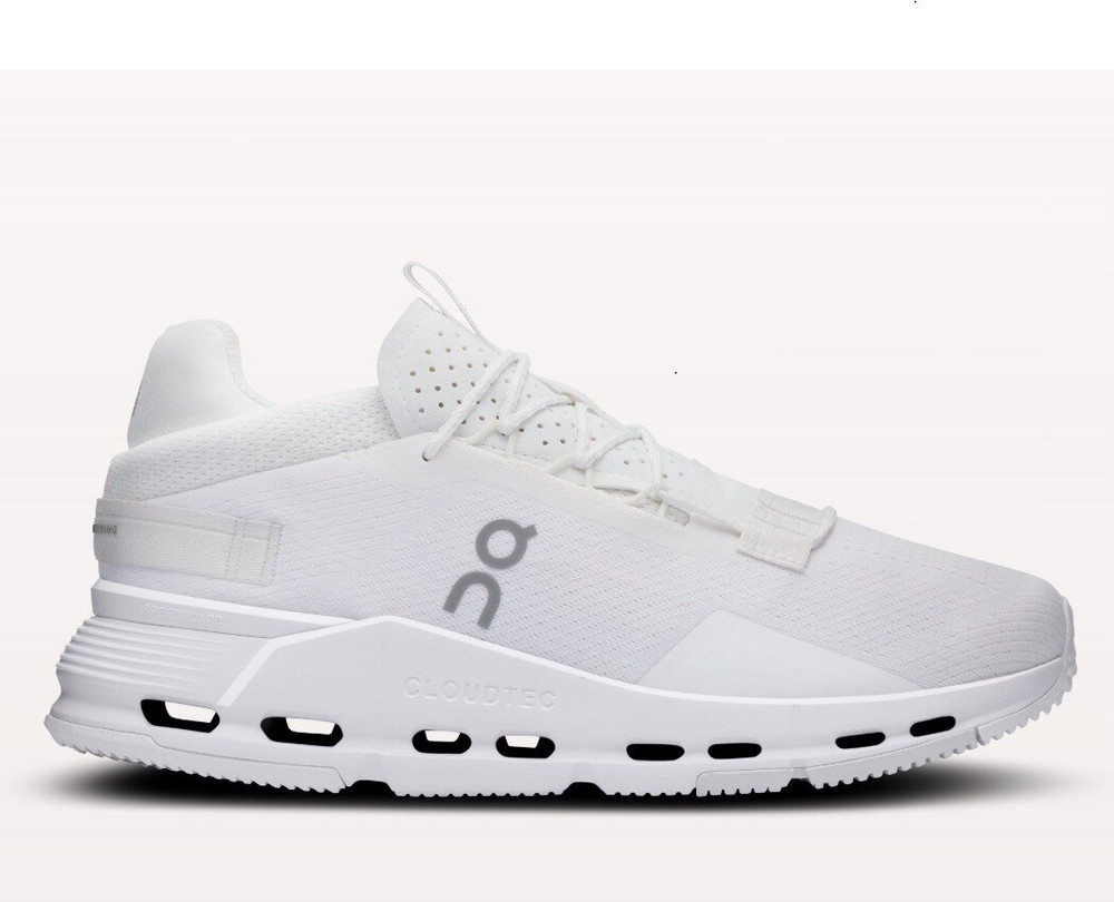 Cloudnova 2 Running Shoes Size 6.5 Women All White