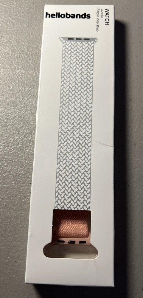 Correa de reloj Hellobands tejida de un solo bucle correa color caramelo manzana nueva caja de entrada