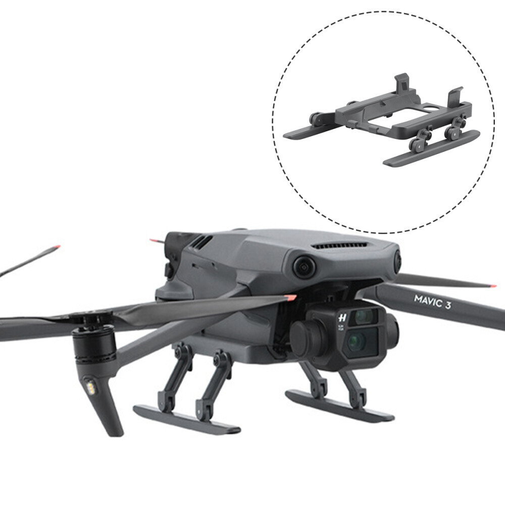 Universal Drone Landing Gear Pad with 3 Bracket Replacement Legs
