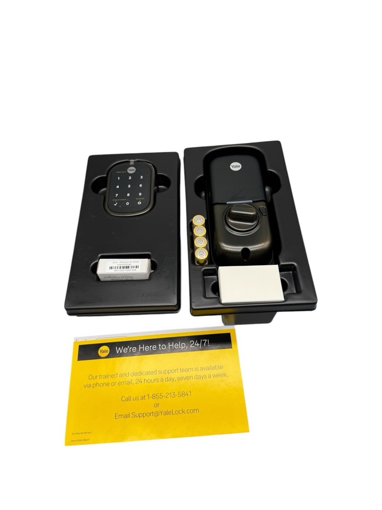 Yale Assure SL Z-Wave Keyless Touchscreen Deadbolt in Bronze YRD256-ZW2-0BP  