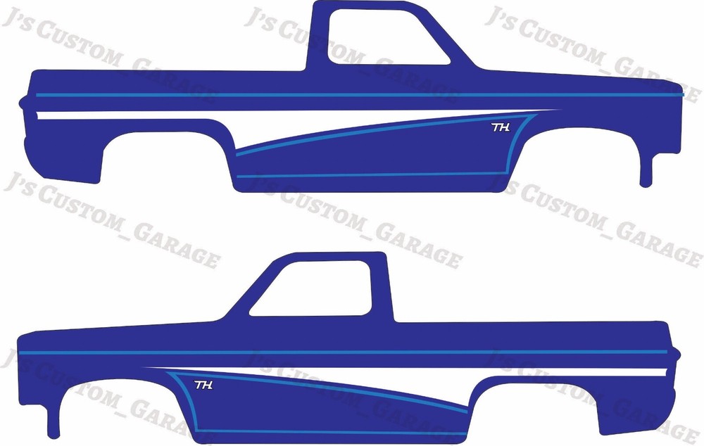 STH  83 Silverado 1/64 custom white toner water slide Decals For Hot Wheels