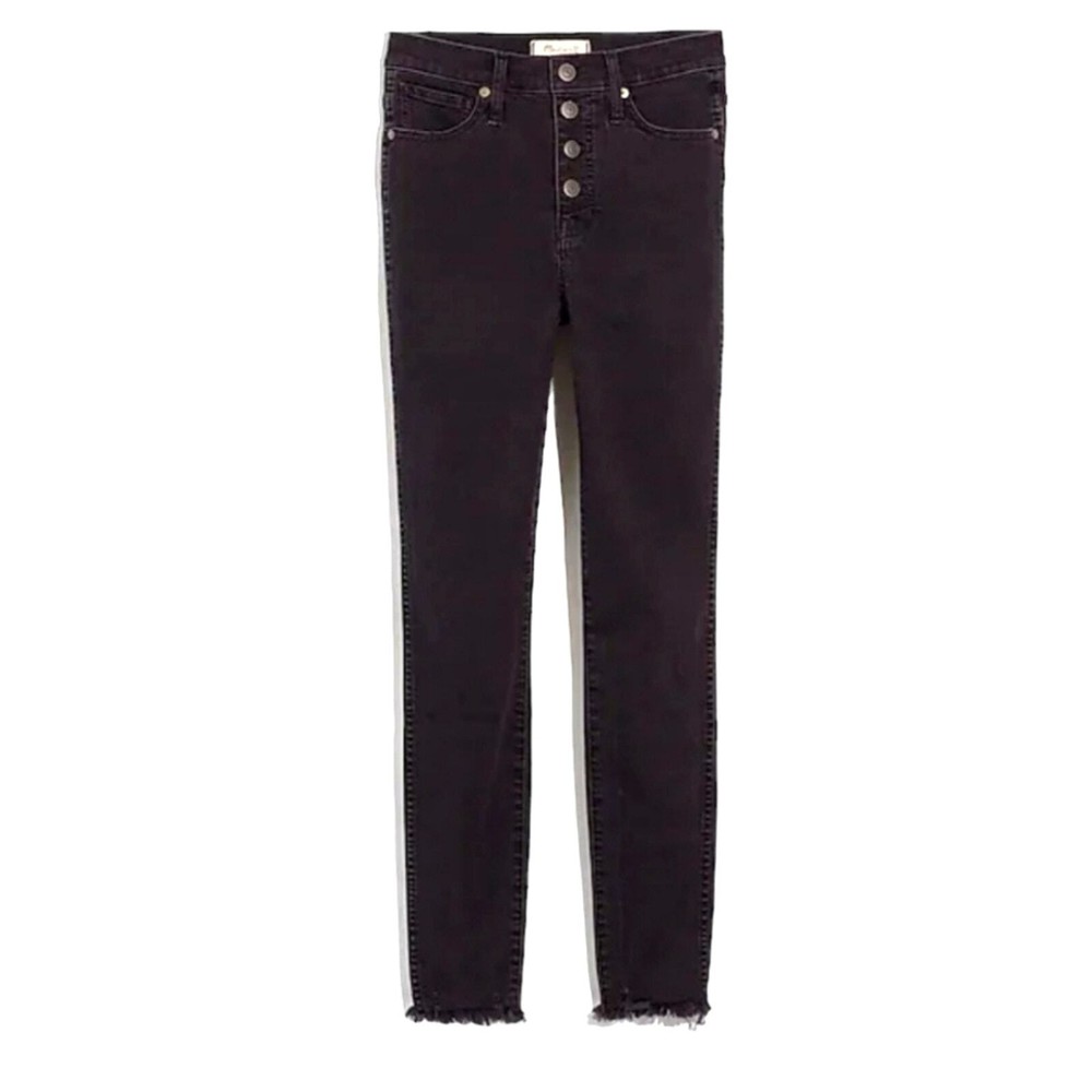 Madewell High Rise Skinny Jeans 10 Inch Inseam Button Fly Size 27
