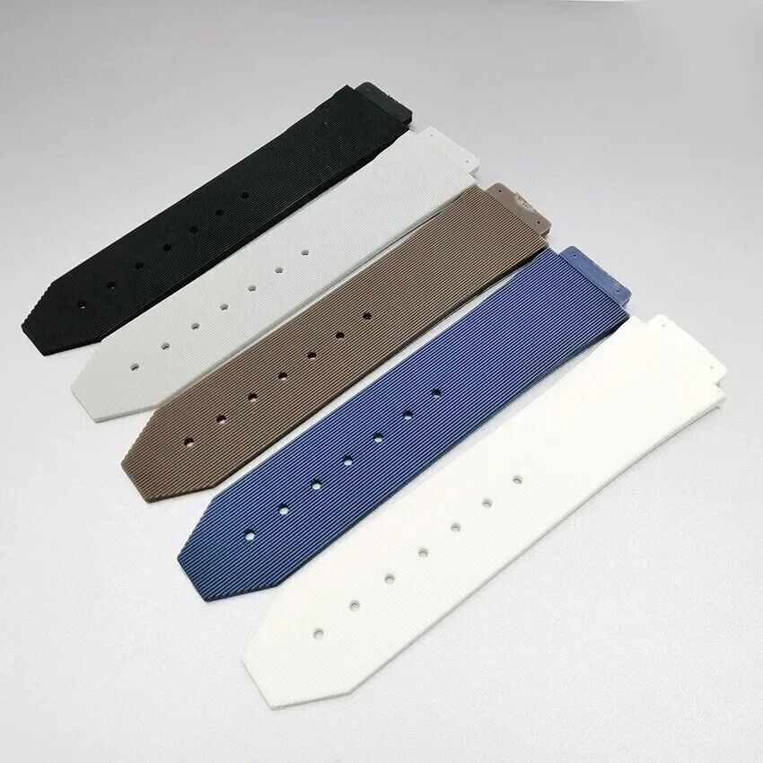 25*19 23*15 21*15 20*13mm for Hublot Waterproof Silicone Strap Sports Watch Band