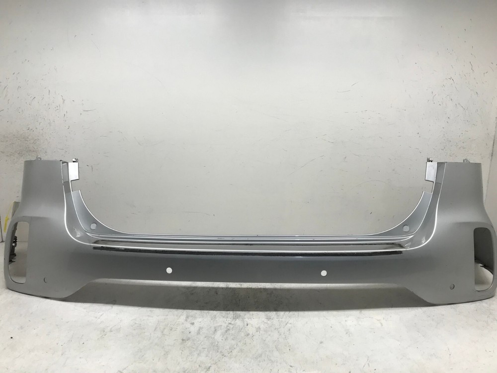 Rear Bumper Cover Silver Kia Sorento EX/Ltd 14-15 w/Sensor Holes 86611-1U500 OEM