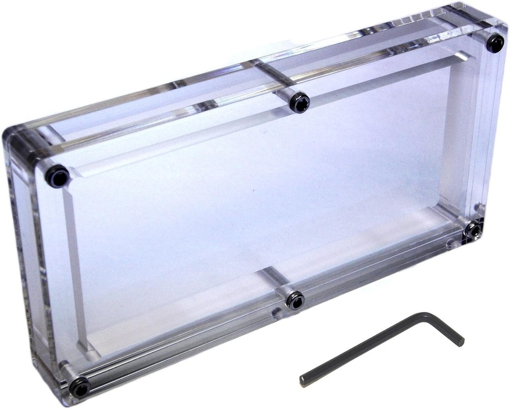 pack 100 Bank Note Acrylic Holder ONLY BEP Currency Display Case Frame Holder