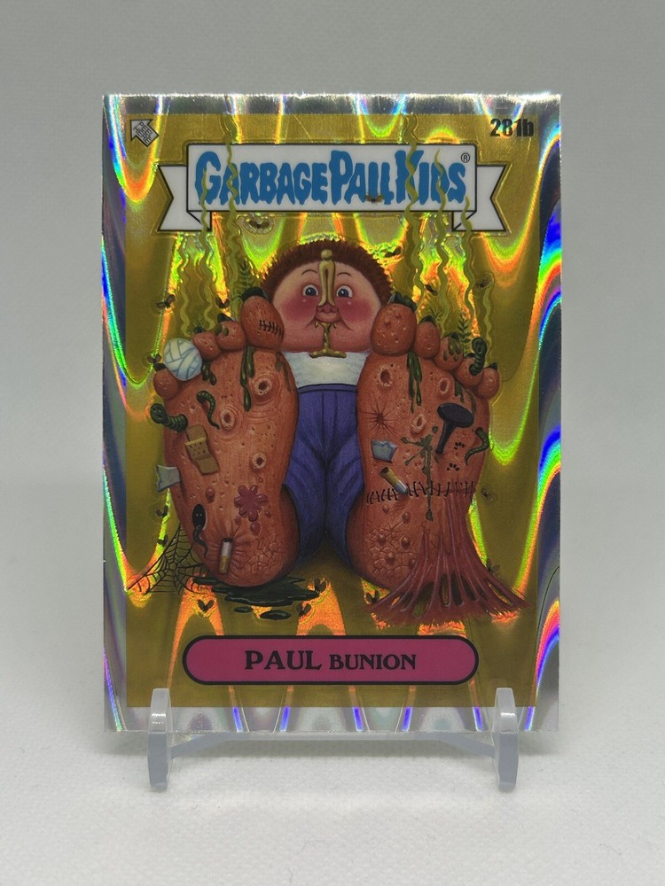2024 Garbage Pail Kids Chrome Paul Bunion Drool Refractor #281b