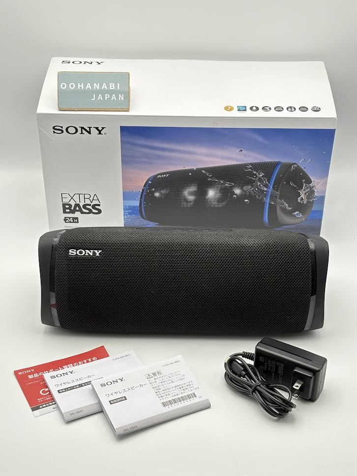 Sony SRS-XB43 Portable Bluetooth Speaker Black Wireless EXTRA BASS Waterproof