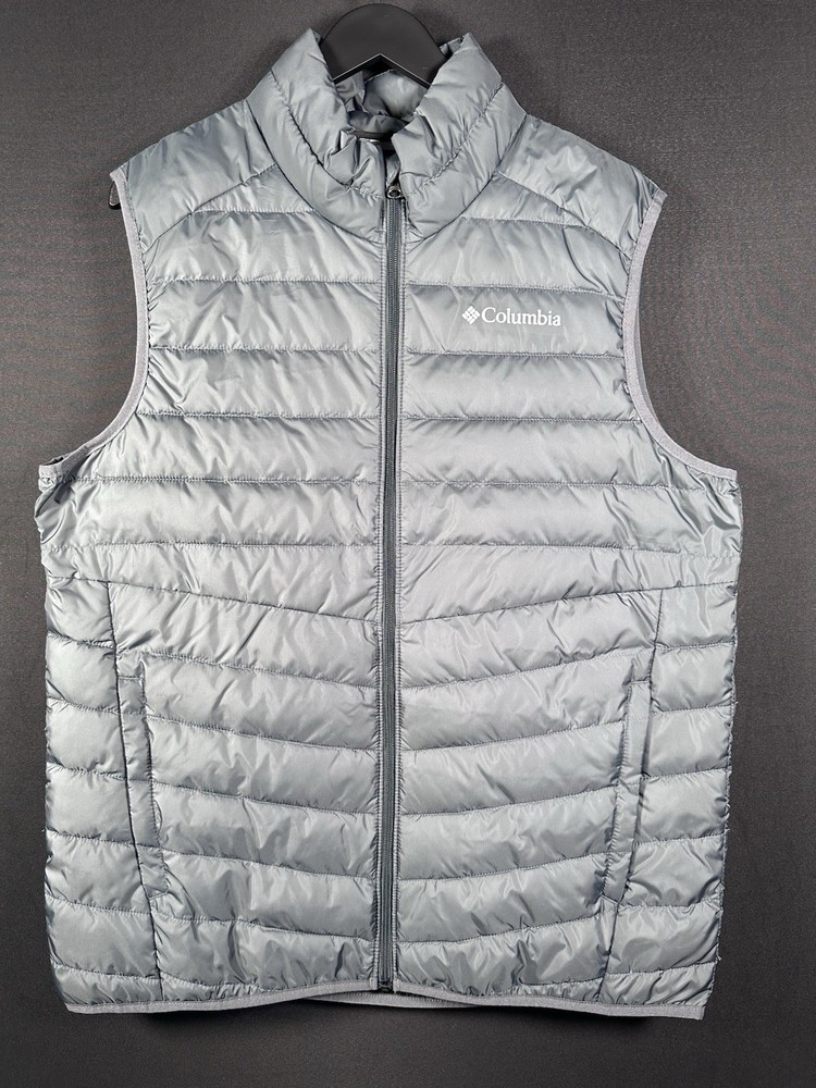 Columbia Foster Falls Puffer Vest Men's (Size M) Gray New with Tags See Pics