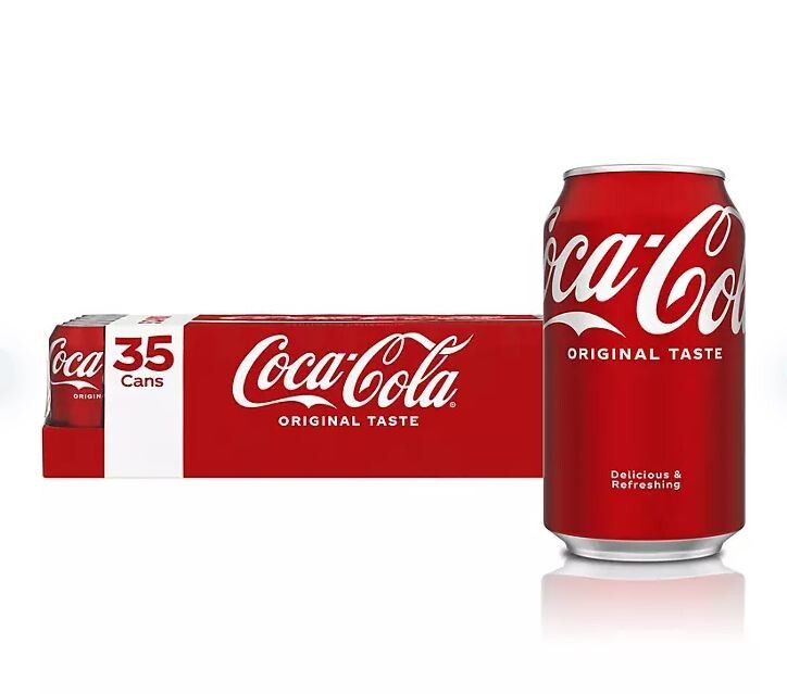 Coca-Cola 12 oz Cans 35-Pack with Fast One-Day Shipping