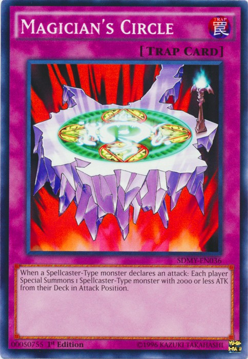Magicians Circle SDMY-EN036 Common 1st Edition Moderately Played Yugioh Card