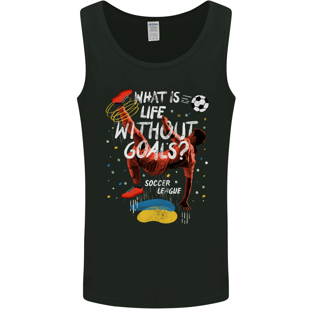 Life Without Goal Football Quote Funny Mens Vest Tank Top