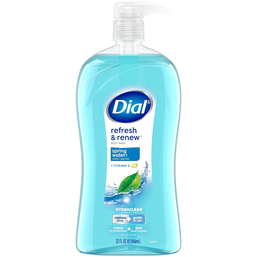 Dial Refresh & Renew Spring Water Body Wash 32 Fl Oz