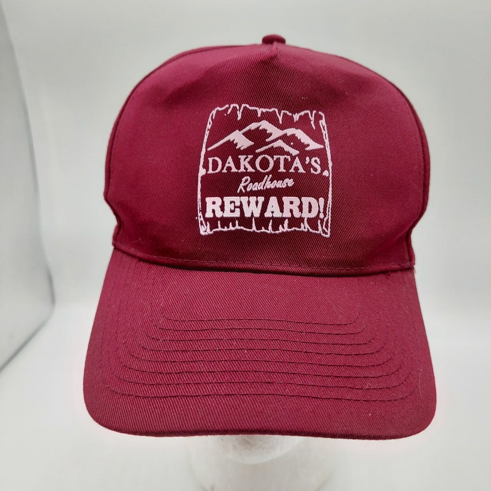 Dakotas Roadhouse Reward Hat Burgundy Snapback