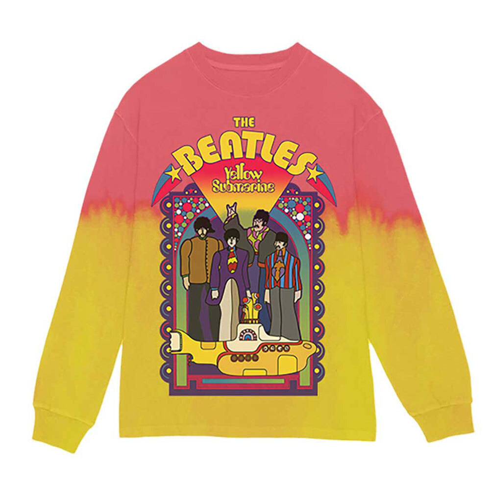 Beatles Yellow Submarine Band Long Sleeve Graphic T-Shirt