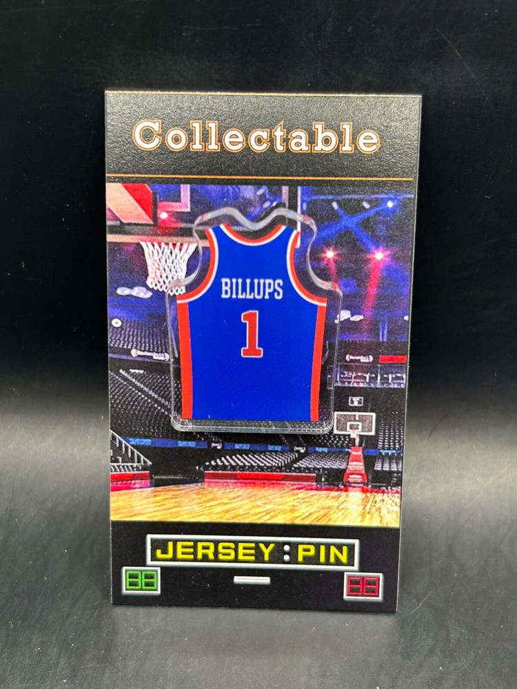Detroit Pistons Chauncey Billups jersey lapel pin-Classic RETRO Collectable