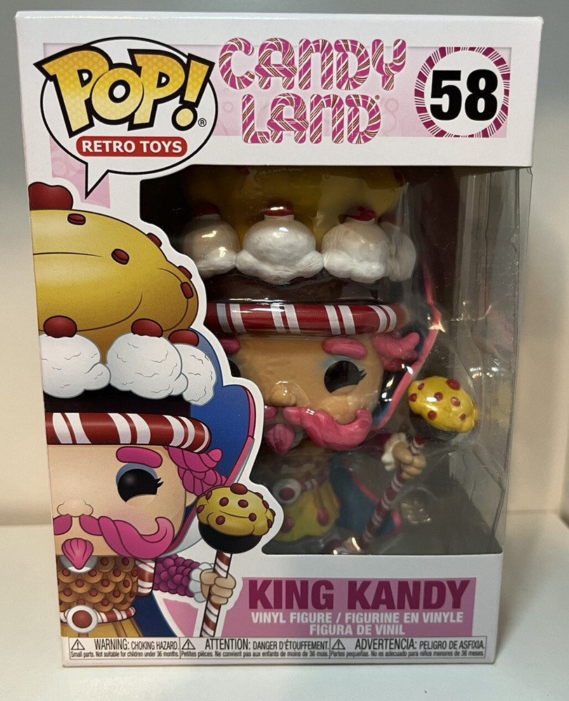 Funko Pop Retro Toys Candy Land King Kandy Figure 58 with Protector Case