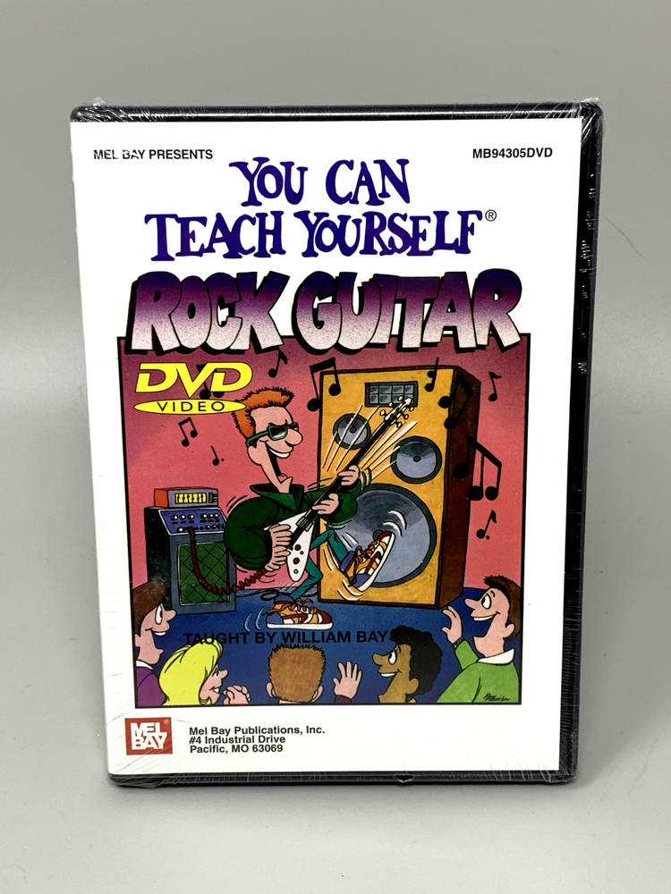 You Can Teach Yourself Rock Guitar DVD By William Bay MB94305DVD