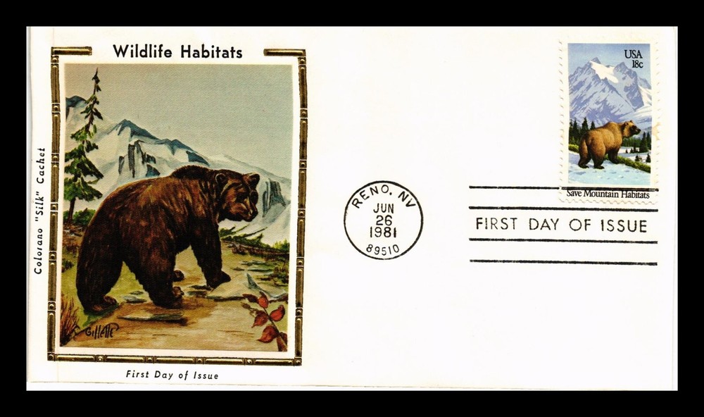 DR Jim Stamps US FDC Save Mountain Habitats Colorano Silk Cachet