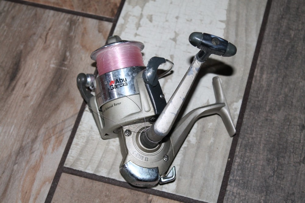 Vintage Abu Garcia Cardinal C-6000S3 Large Spinning Reel, Three Bearing Drive