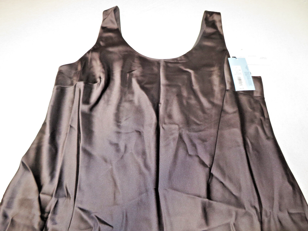 Future Collective Dark Gray Sleeveless Satin Evening Gown Women's 2X I5
