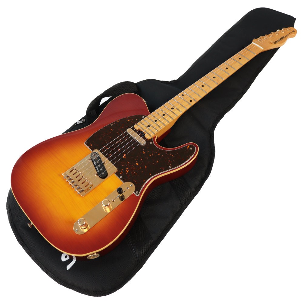 Edwards by ESP E-TE-105FM Honey Sunburst Electric Guitar with Maple Top Telecaster
