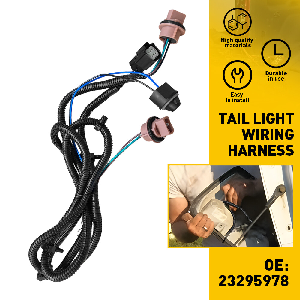 2016-2019 Chevy Silverado 1500 2500 HD Driver Side Tail Light Wiring Harness  