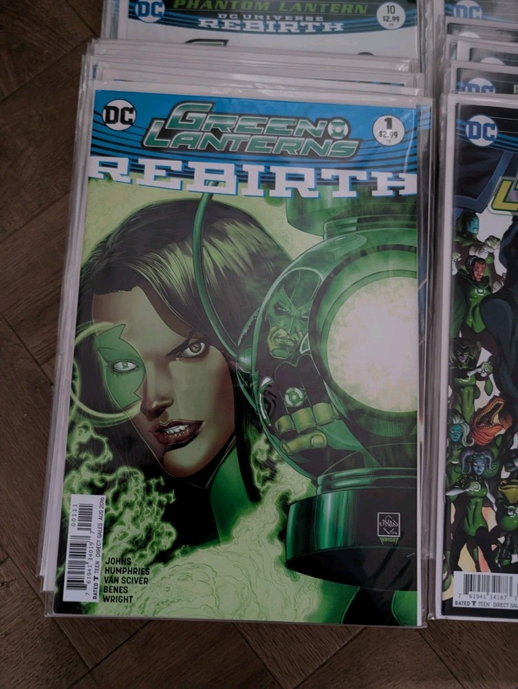 Green Lanterns Rebirth #1 to 57 + Annual #1 Complete DC Comics Lot