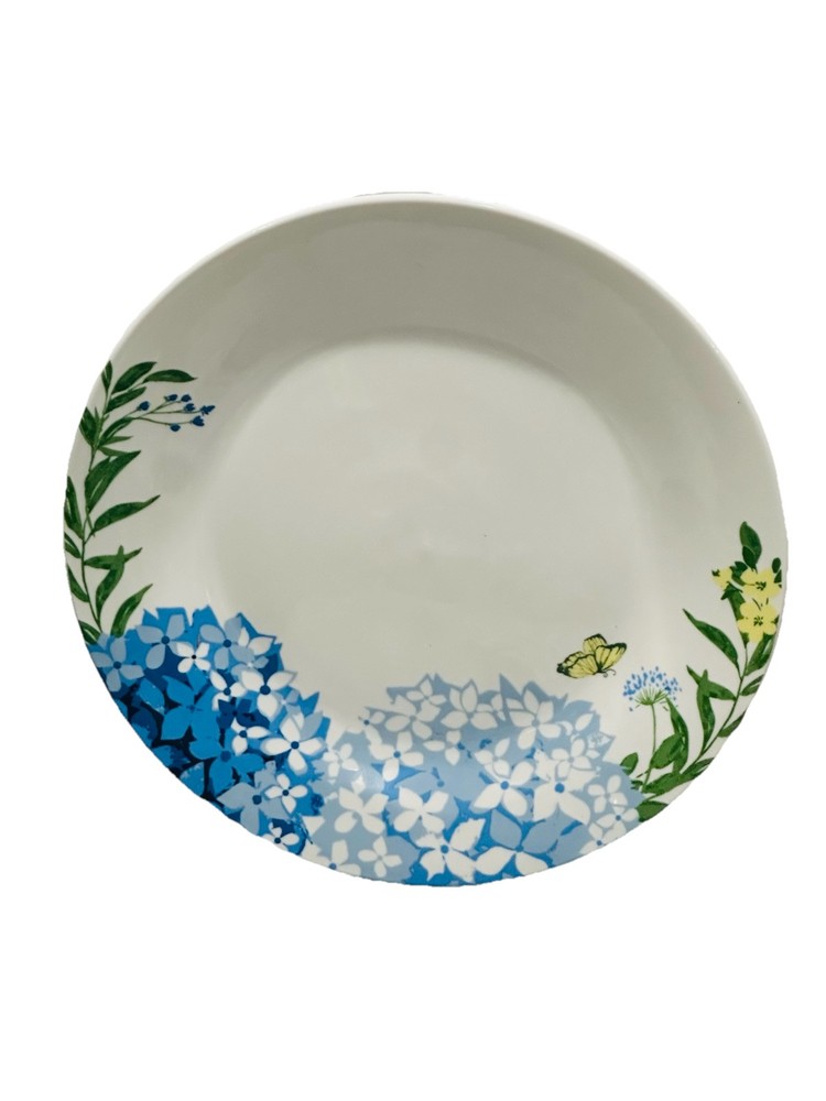 Set of 4 Ceramic Wildflower Stoneware Dinner Plates 10.5” Summer Design