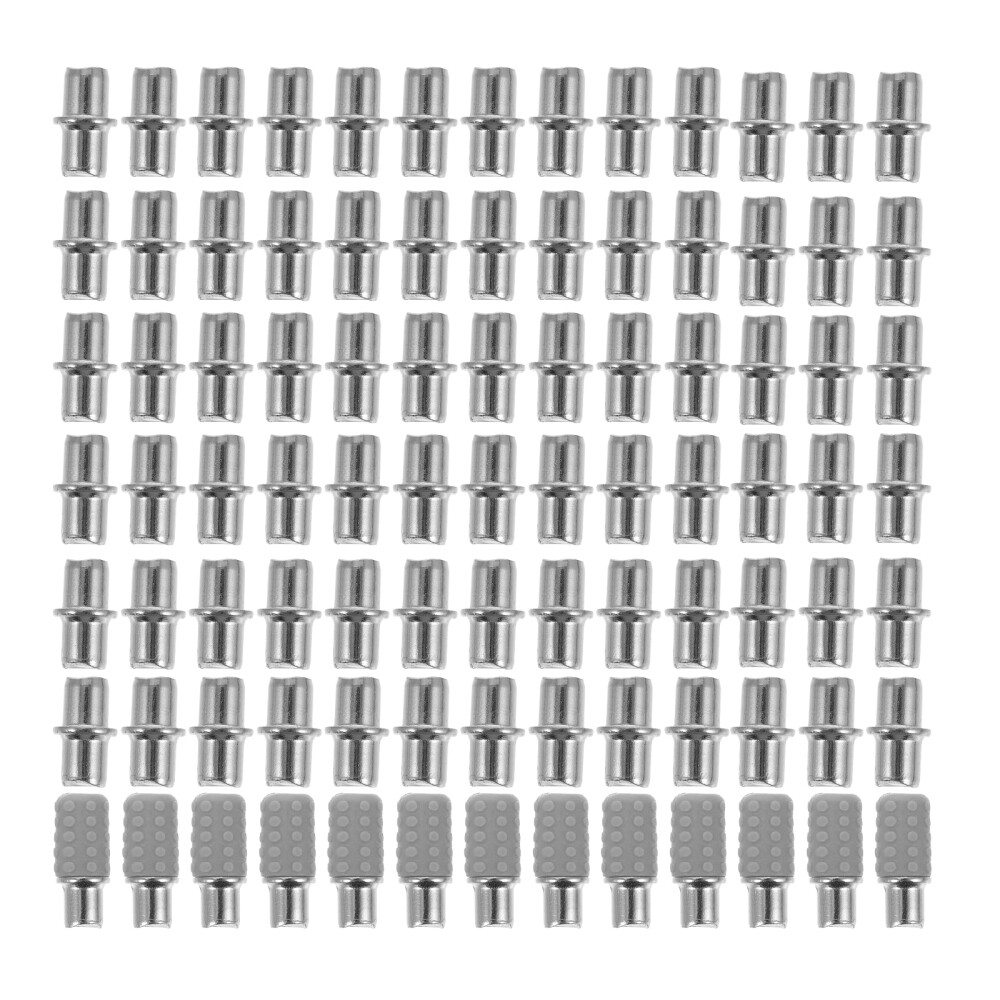 100 Pcs Shelf Pegs for Bookcases Cabinets Closets - Durable Support Liners