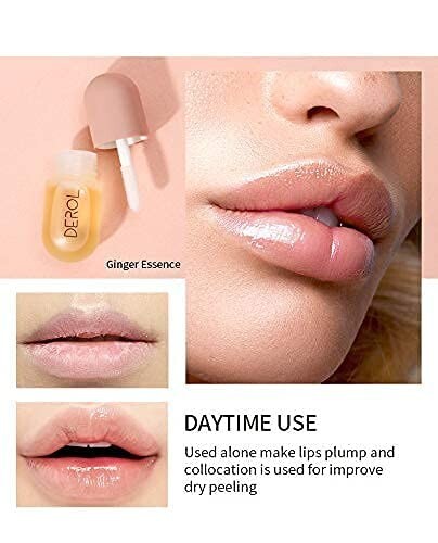Instant Volumising Lip Plumper Gloss for Fuller Lips Enhancer