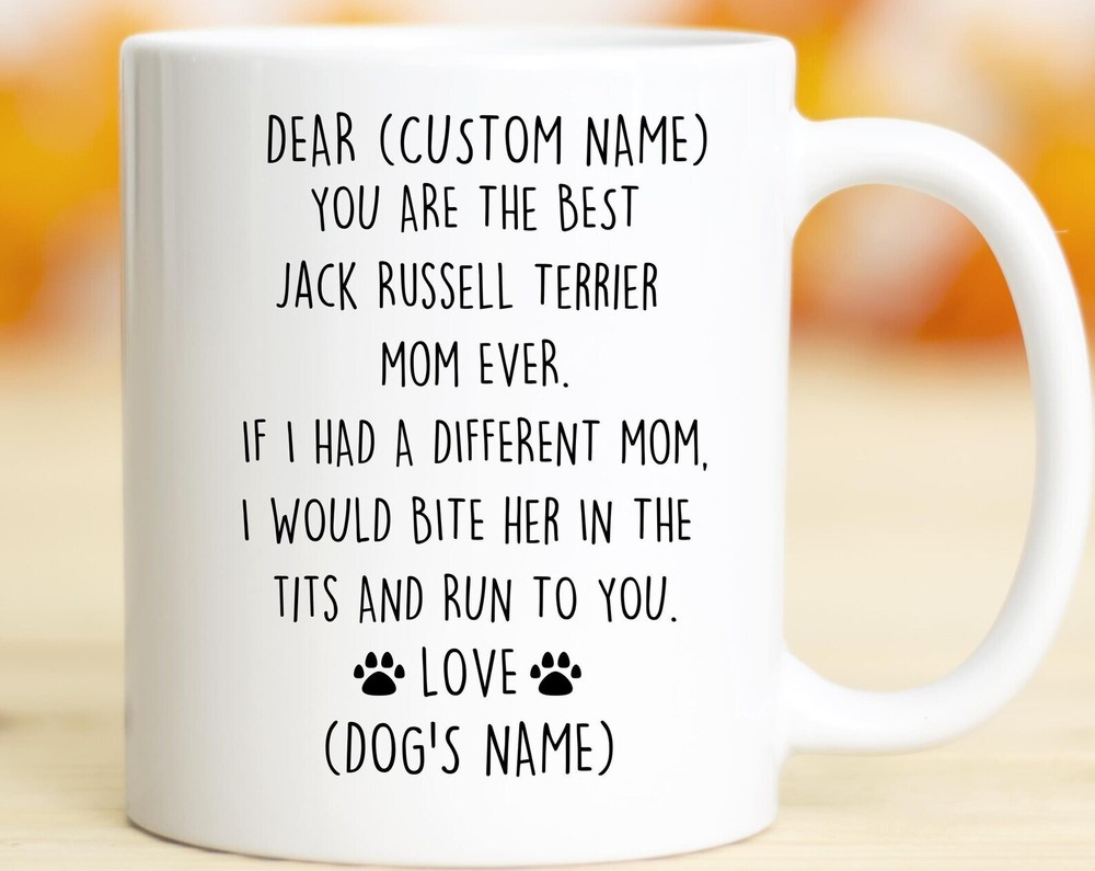 Jack Russell Terrier Mom Birthday or Christmas Gift - Perfect for JRT Lovers  