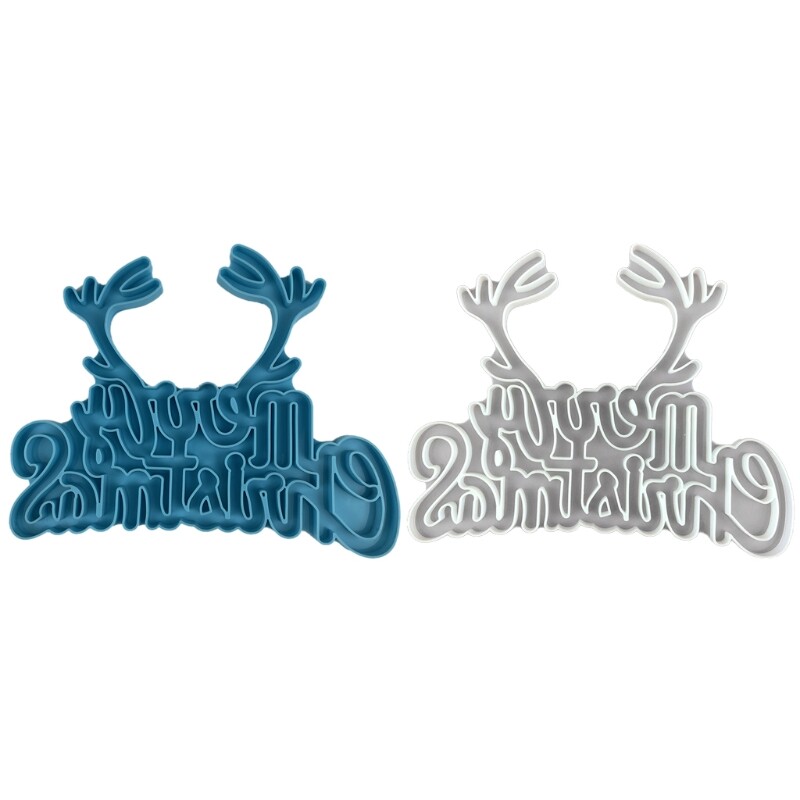 Resin Epoxy DIY Christmas Letter Wall Listing Decoration Mold Jewelry Making