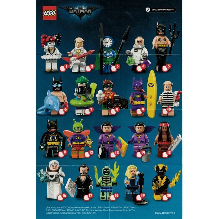 Lego Batman Movie Series 2 Minifigure Complete Set 20 Sealed 71020