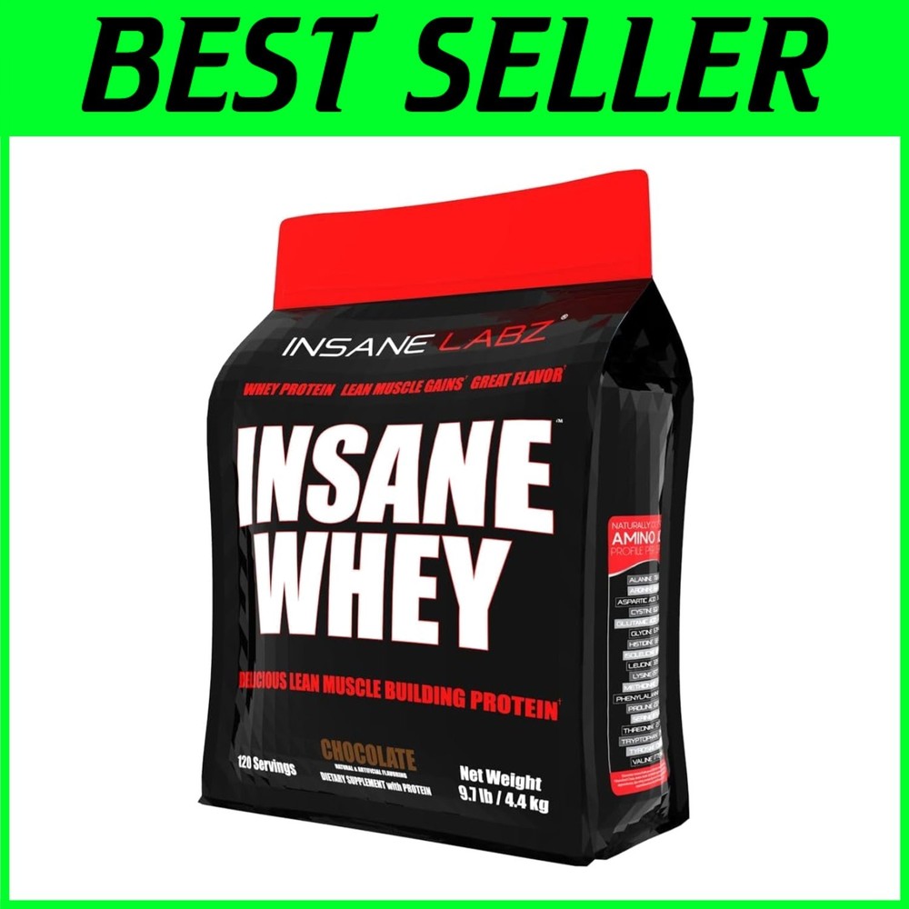 Ultimate Muscle Gain: Insane Whey Protein, BCAA-Rich Chocolate Meal Replacement