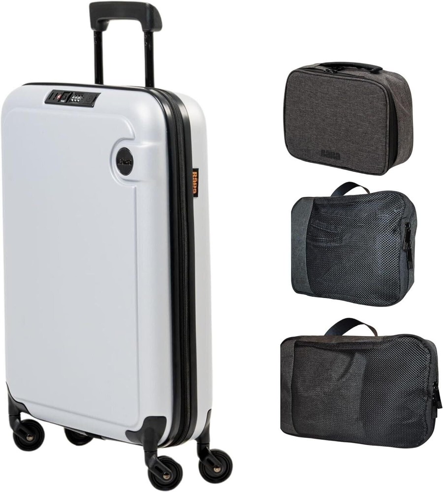 BÄRA 20 Inch Hardshell Collapsible Carry On Luggage Travel Set