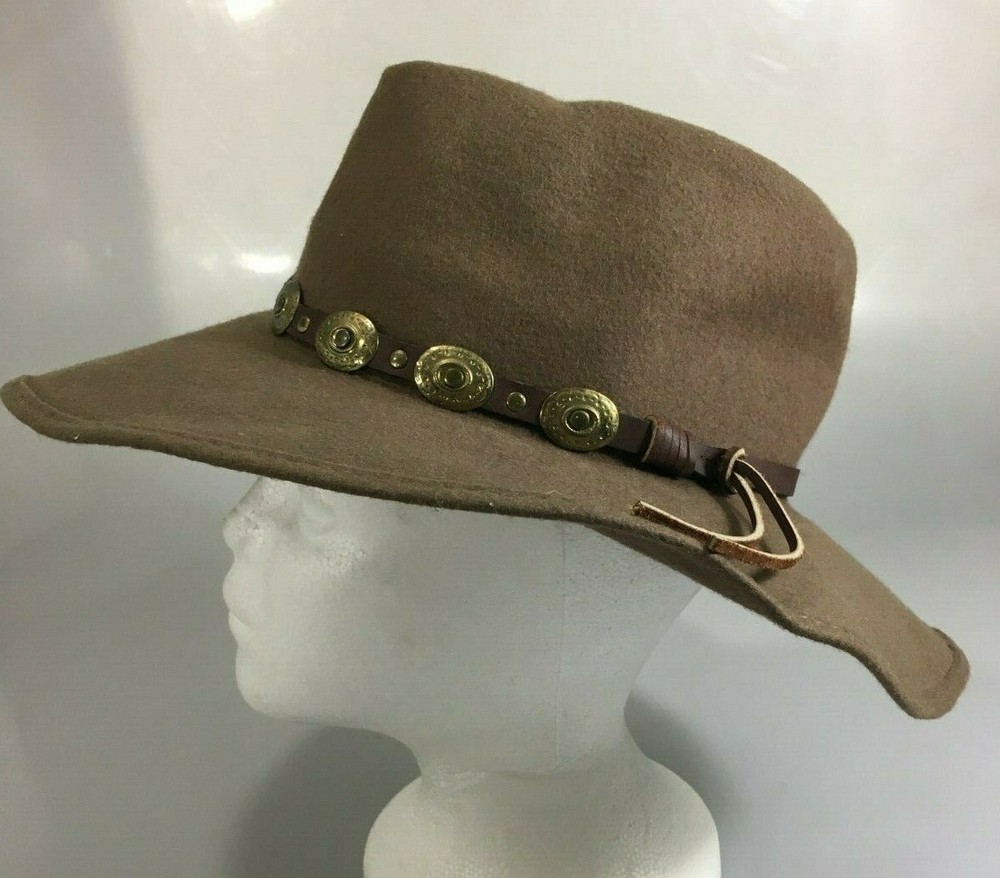 Trapper Jack Mens Brown Wool Fedora Hat Handcrafted in USA