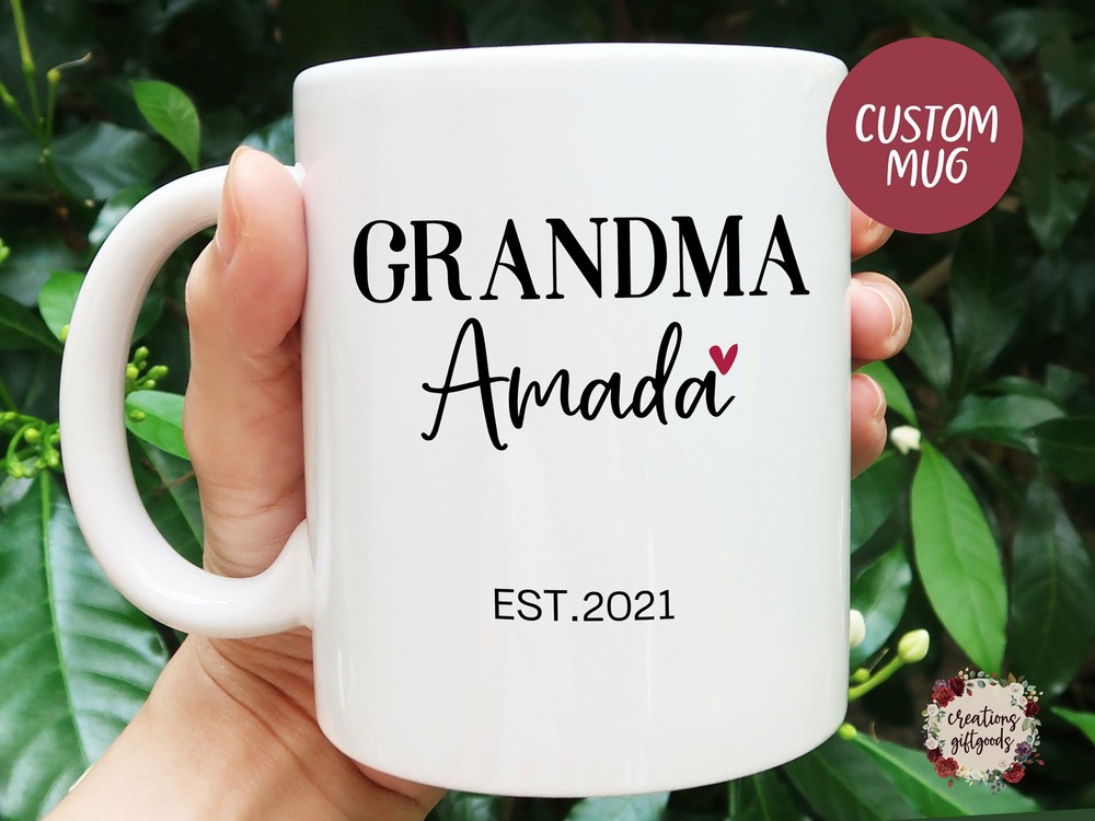 Pregnancy Announcement New Grandma Mug New Grandma Gift Future Grandma Gift New