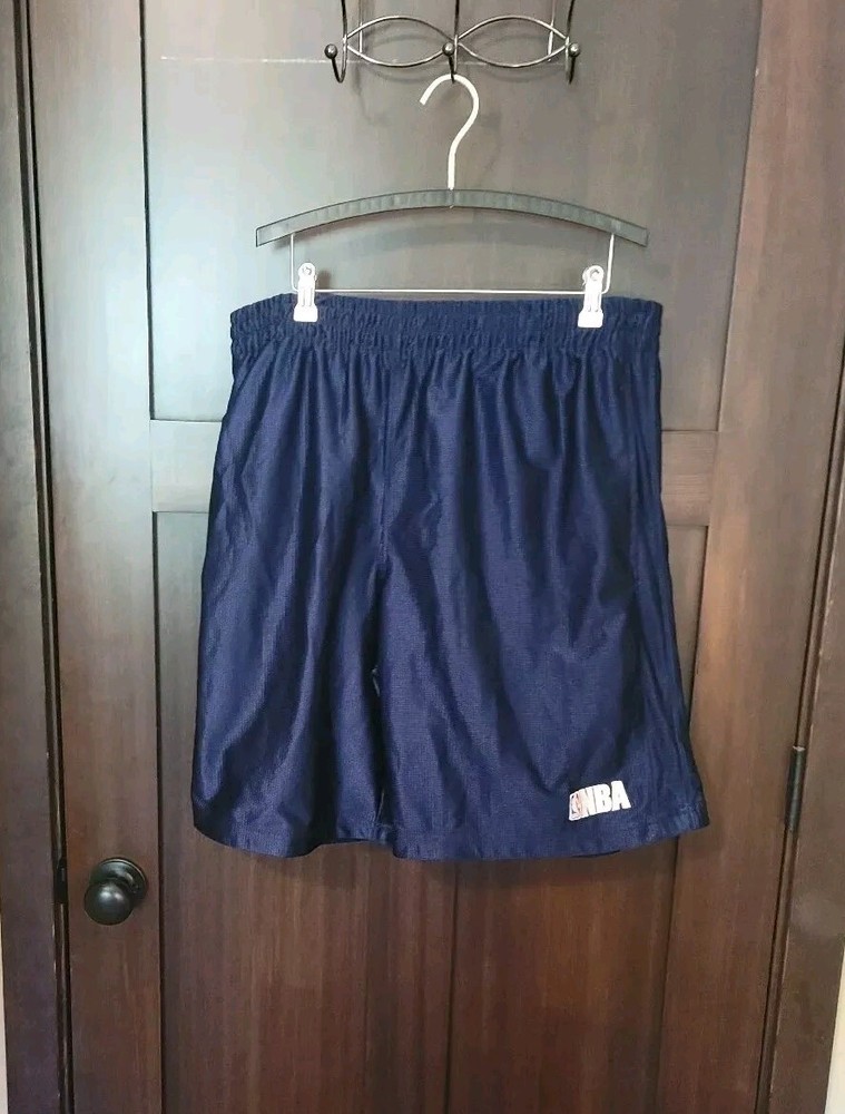 EUC Men's Vintage Elevation NBA Shorts  Basketball Athletic Navy Blue Size XL