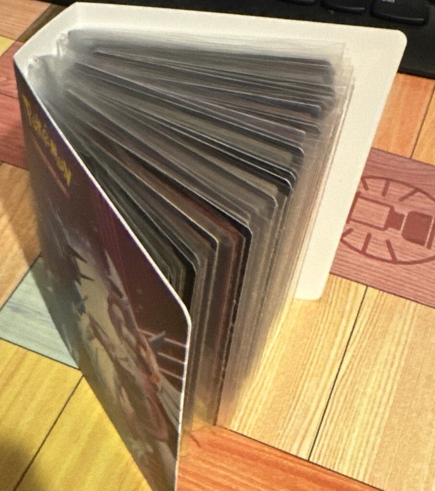 Pokemon Binder With Knight/swordsman Cards (Yugioh, Magic The Gathering Tcg)