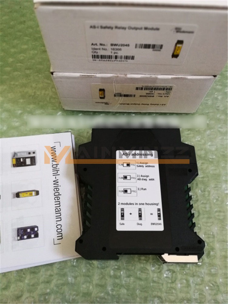 NEW 1PC Bihl+Wiedemann Safety Relay BWU2045