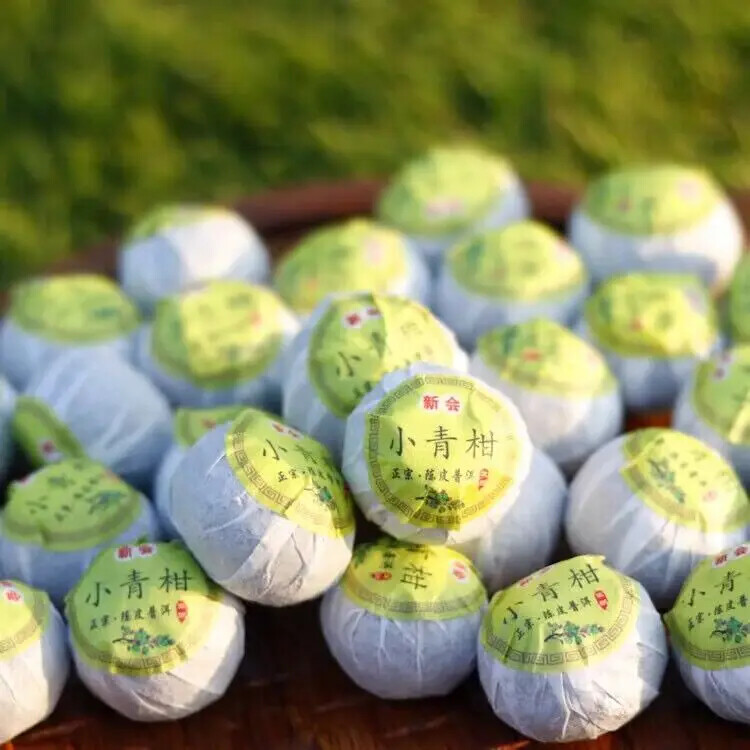 Good Quality Green Orange Puer Tea Xiao Qing Gan Pu Er Tea Ball Tangerines Puer