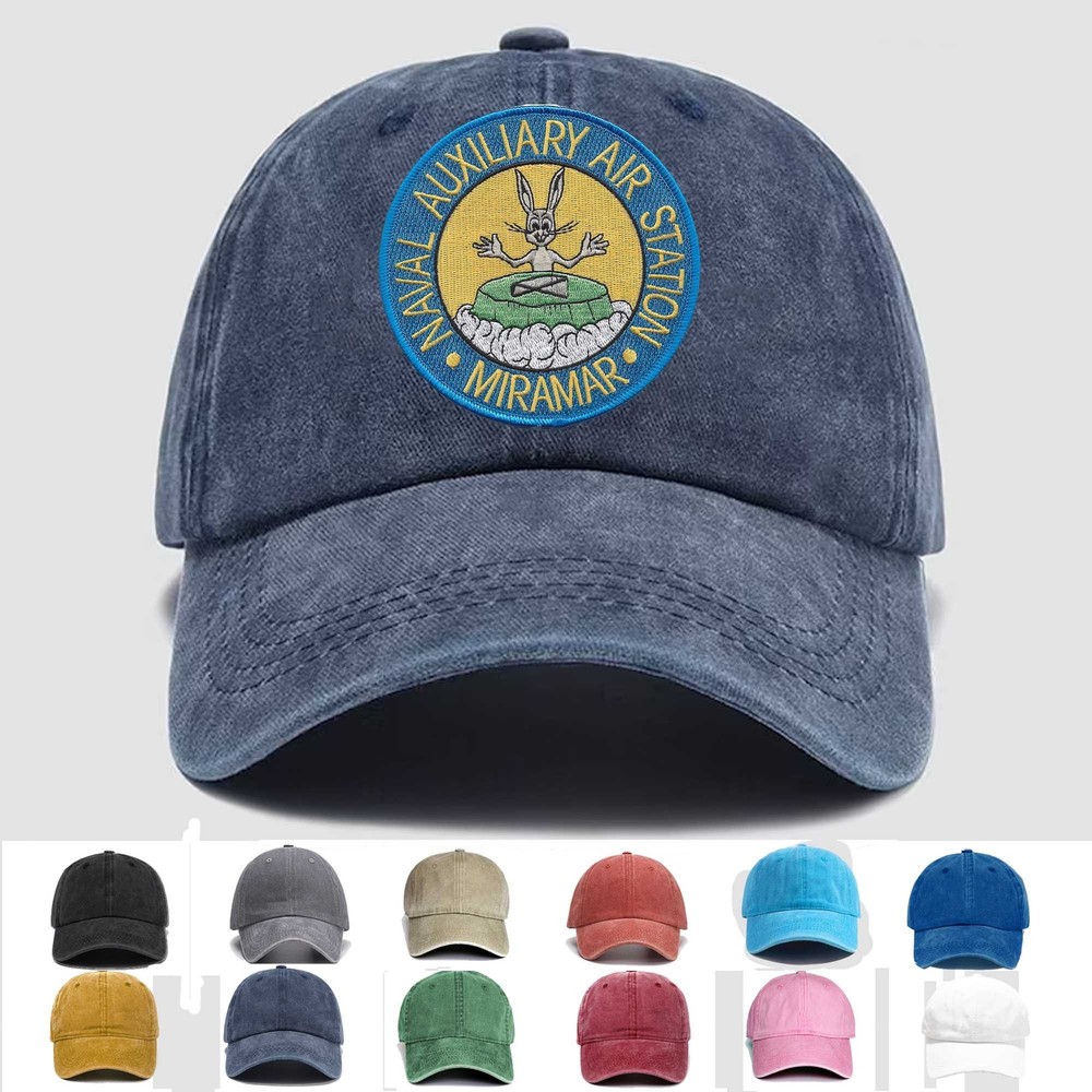 Custom Embroidered NAAS Miramar Veteran Cap with Bugs Bunny Design