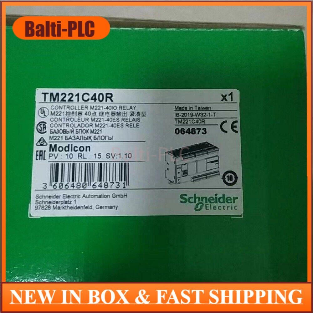 One  TM221C40R PLC Module    In Box US Free TAX