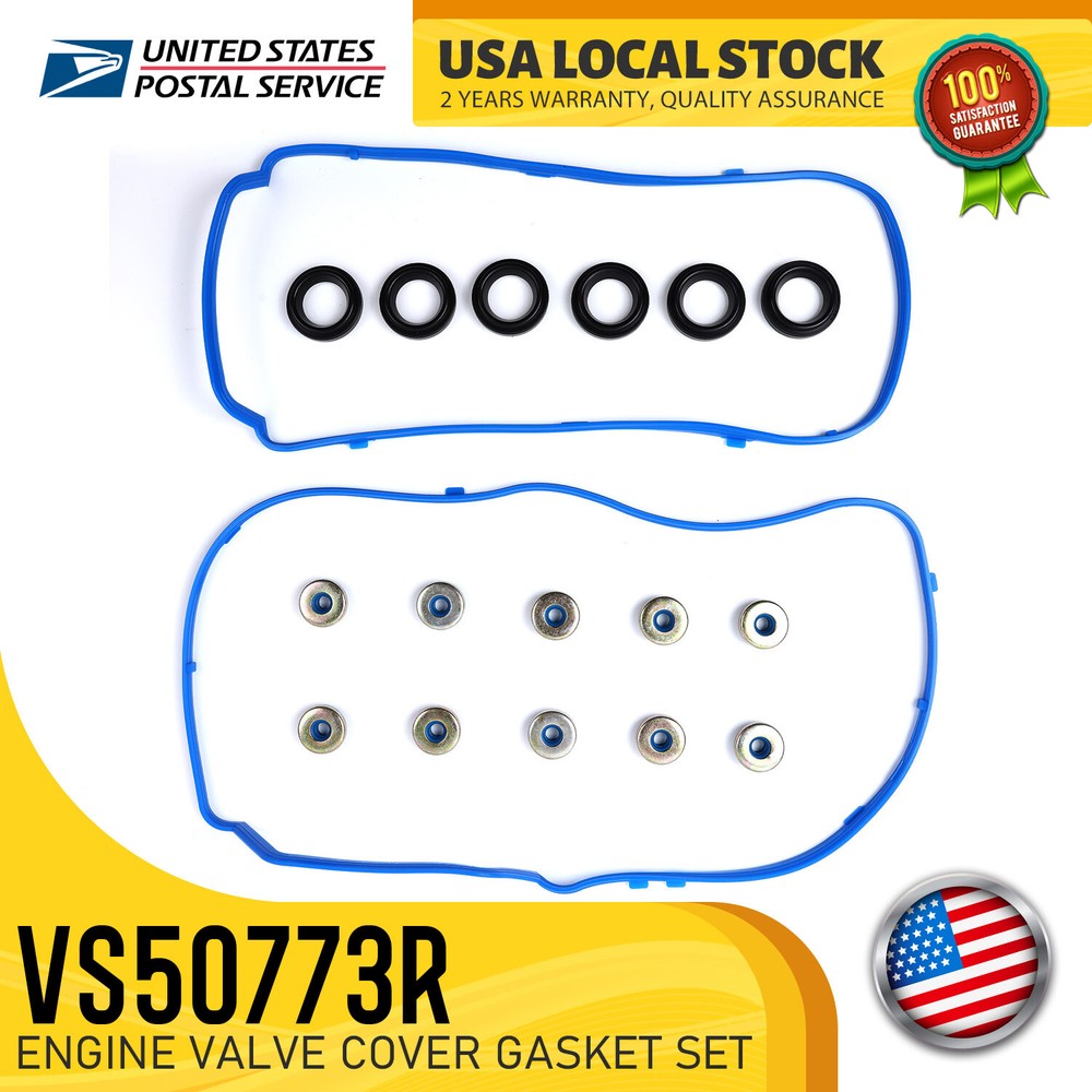 Valve Cover Gasket Grommets Seals Set VS50773R Engine For Lincoln MKT 2016-2019